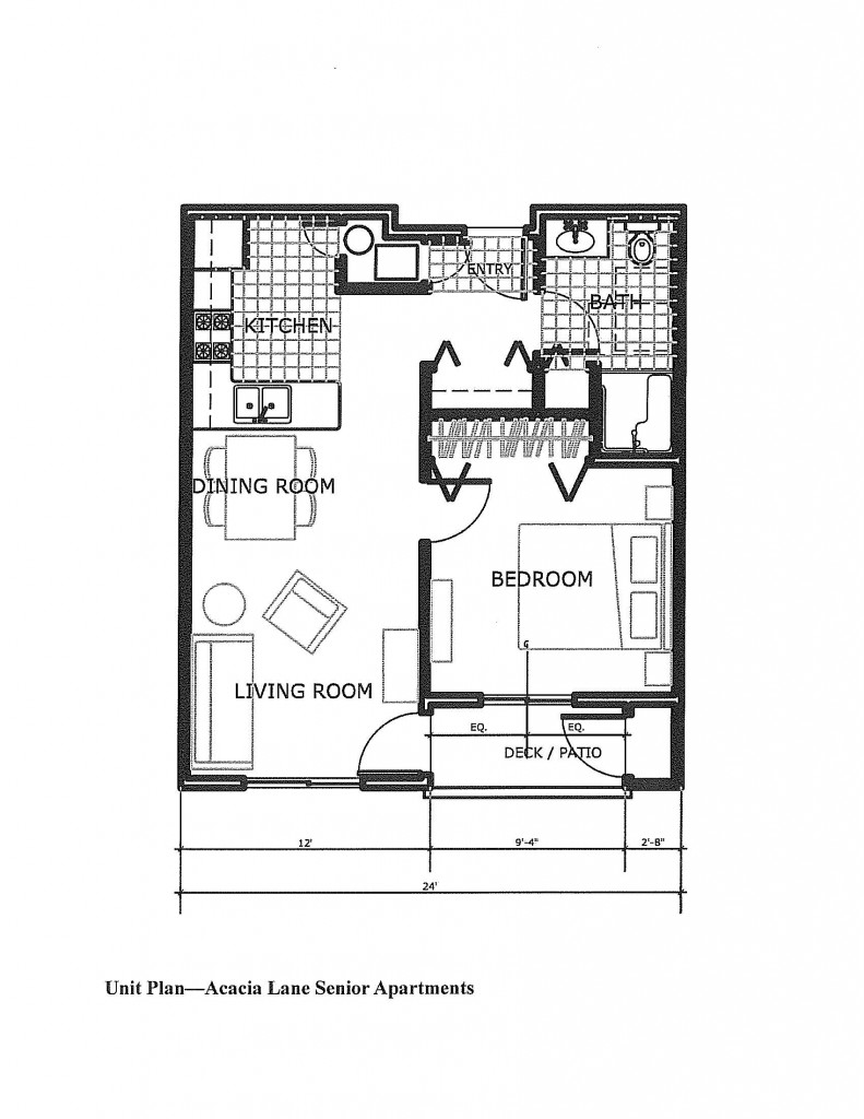 PEP Housing » Apartment Floor Plan